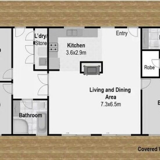 Layout of Cottage